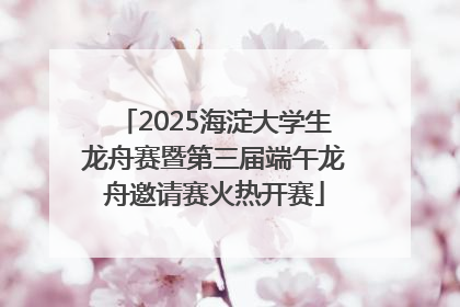 2025海淀大学生龙舟赛暨第三届端午龙舟邀请赛火热开赛