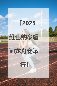 2025维也纳多瑙河龙舟赛举行