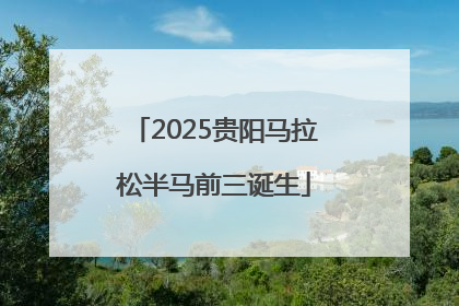 2025贵阳马拉松半马前三诞生