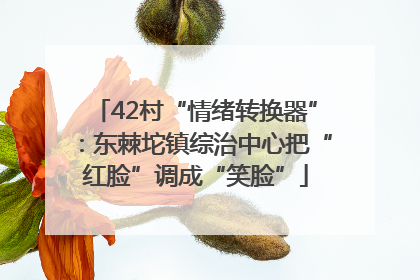 42村“情绪转换器”：东棘坨镇综治中心把“红脸”调成“笑脸”